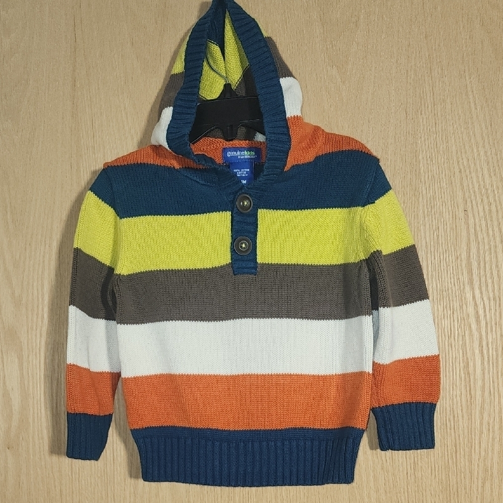 OshKosh B'gosh Multicolor Striped Hoodie
